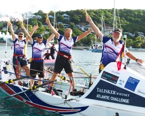 The Atlantic Mavericks with Dani's father, Iain Davies