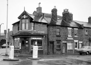 The Chippie, Coleham, Shrewsbury, in 1970. It was demolished soon afterwards. Photo: S.J. Stowe.