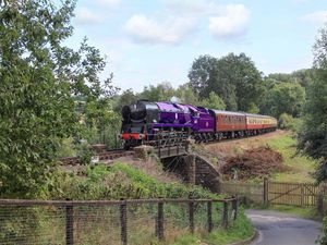 Supporting image for story: Severn Valley steam train getting royal change of colour for jubilee