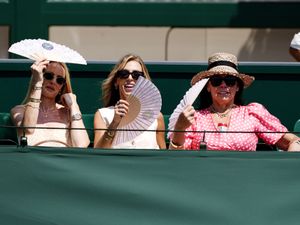Supporting image for story: Wimbledon diary: SW19 hotter than Barbados while Sir David Beckham pays a visit