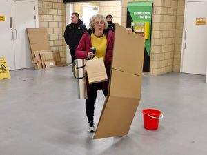 Participants brought along all the things to ensure they were warm and comfortable