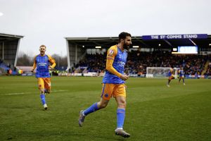 Nick Freeman celebrates his goal