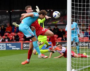 Aaron Pressley scores