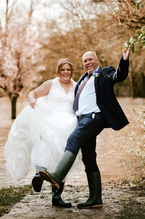 Jodie and Richard's wedding day