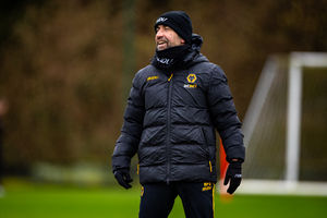 WOLVERHAMPTON, ENGLAND - DECEMBER 17: Rui Pedro Silva on the training field having recently returned to the club (Photo by Brett Patzke - WWFC/Wolves via Getty Images)