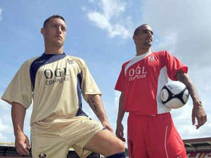 Supporting image for story: Harriers unveil new 'home made' kit