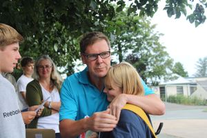 GCSE results day at The Marches School