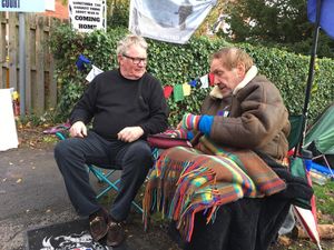 Jim Davidson with Gus Hales
