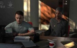 Hunter is called to the manager's office