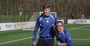 Mike Harris in action during training