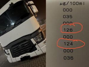 Supporting image for story: 'Weaving' lorry driver arrested after being caught 'three times over drink-drive limit' on M6