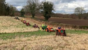 Last year's tractor run