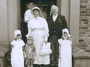 Supporting image for story: Golden day for couple three times wed