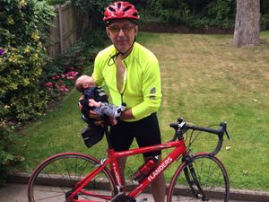 Alan Jenkins with grandson Elliott before the accident