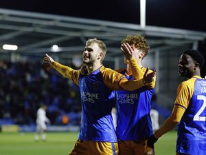 Supporting image for story: Stunning Taylor Perry strike seals third straight win for Shrewsbury Town against high-flying Notts County