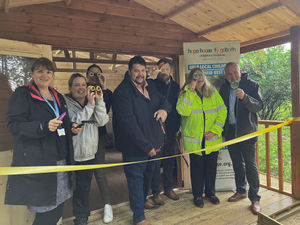 Supporting image for story: Toasted marshmallows as hospice celebrates opening of new forest school