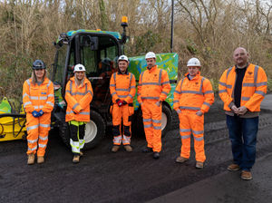 Supporting image for story: Highways team go the whole hog with sustainable maintenance