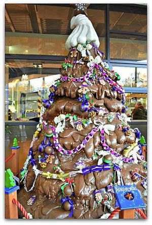 Looks tasty – The Cadbury Christmas tree