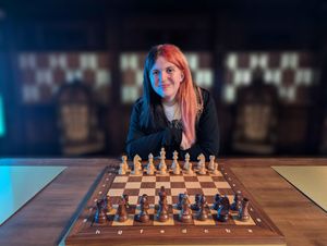 Thalia has made it to the finals of BBC Two's Chess Masters. Photo: Thalia Holmes