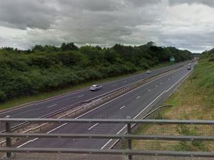 Supporting image for story: Two people hurt as car hits tree in crash on A5 near Shrewsbury 