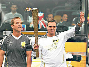 Supporting image for story: Wolverhampton fundraiser carries flame