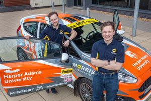 Driver James McDiramid and his new co-driver Gareth Clarke.