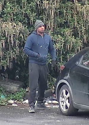 One of the fly-tippers