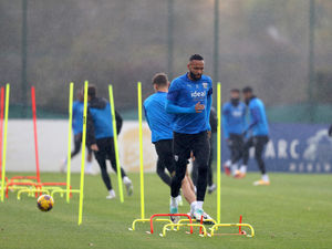 Supporting image for story: GALLERY: West Brom step up preparations for Southampton clash as Kyle Bartley in training