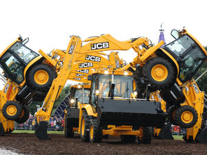 Supporting image for story: JCB Dancing Diggers to perform at Staffordshire County Show