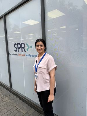 Aneela Sirfraz outside SPR in Walsall