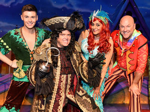 Supporting image for story: Panto stars fly into Birmingham to launch Peter Pan - with pictures