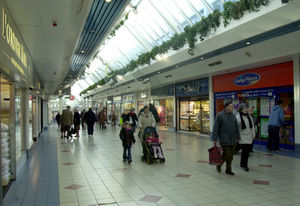 Halesowen shopping centre is also bucking the trend