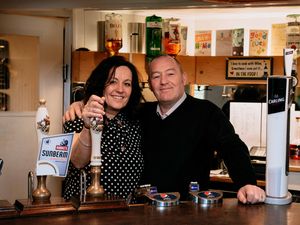 Supporting image for story: Husband and wife scrap sunny retirement abroad after selling home to save Bridgnorth pub that hosted their wedding