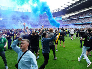 Supporting image for story: Mancehster City vs Aston Villa pitch invasion: Two men charged by police