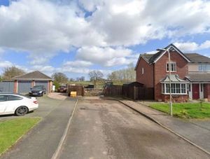 The proposed access off Teal Drive. Picture: Shropshire Homes
