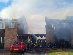 Supporting image for story: Major fire guts houses in Leominster after spreading from garage
