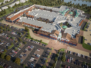 An artist's impression of how the village will look