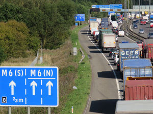 Supporting image for story: Motorway link road in Great Barr closed after woman seen on bridge
