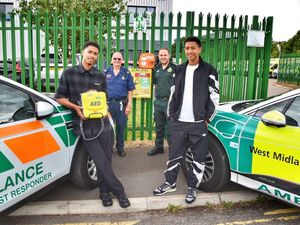 Supporting image for story: Jude and Jobe Bellingham make generous defibrillator donation
