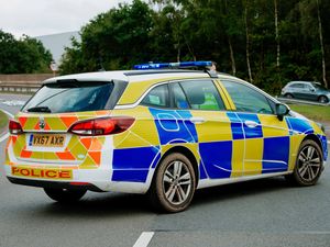 Supporting image for story: Overturned tractor on main road causes traffic delays at Shropshire border