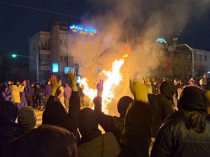 Supporting image for story: Bloody crackdown over Iranian protests comes into focus