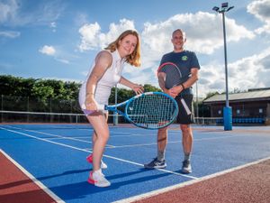 Supporting image for story: Shropshire Homebuilder’s ace donation to tennis club as Wimbledon fever hits