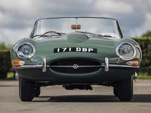 Supporting image for story: Steve Coogan sends fully restored Jaguar E-Type to auction