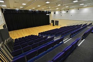 The state-of-the-art theatre at the school