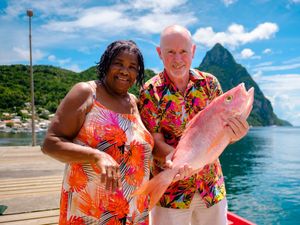 Supporting image for story: Couple who built restaurant on St Lucia say EuroMillions win changed their life