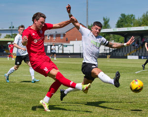 Hednesford Town v Kidderminister Harriers - JIM WALL