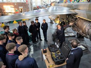 Supporting image for story: RAF Cosford link a big boost for Telford College aviation students