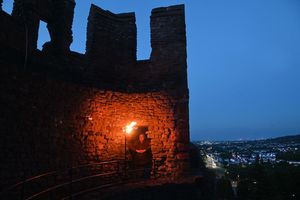 The beacon at Dudley Castle