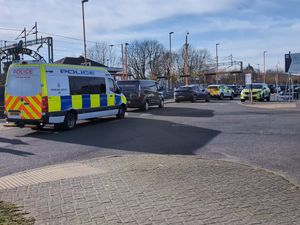 Police spotted at Tipton Train Station