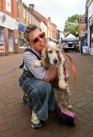 Sara Heap from Gobowen, with her dog Dolores